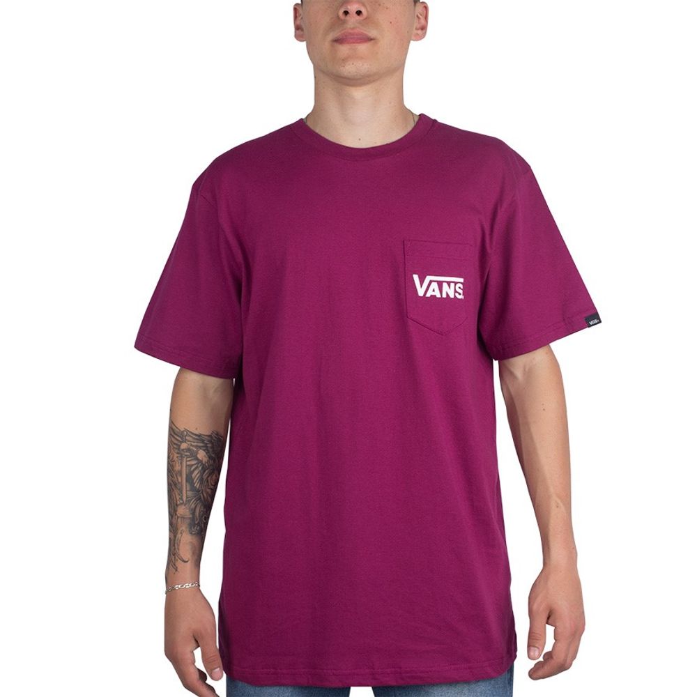 camisa vans vinho