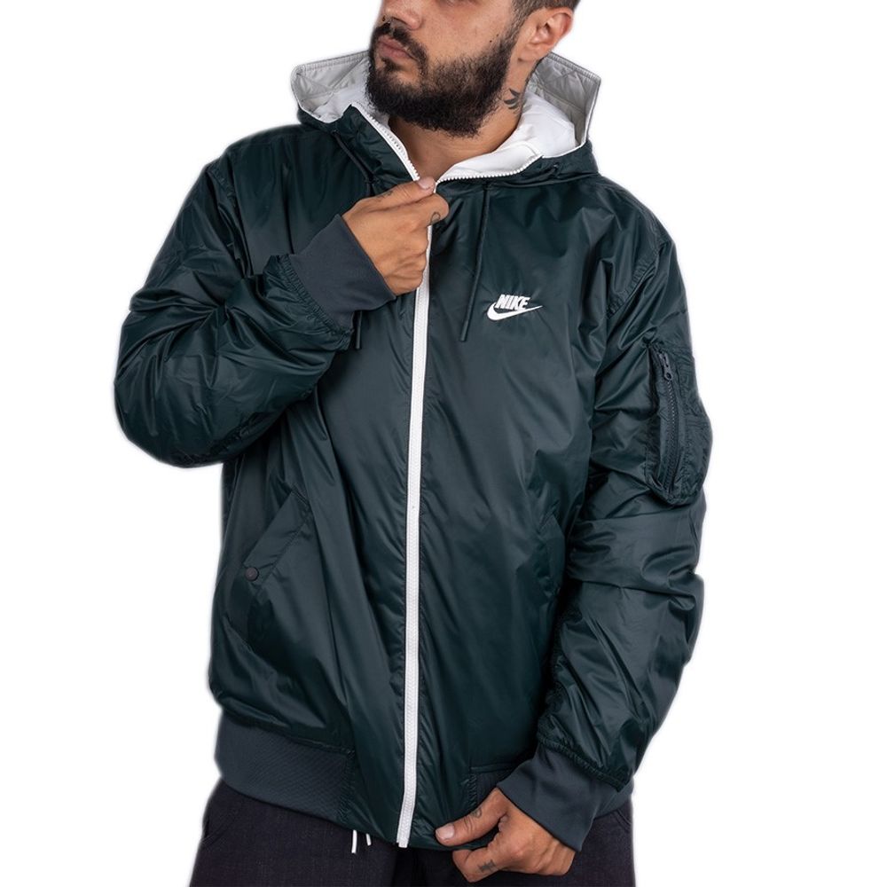 jaqueta dupla face nike