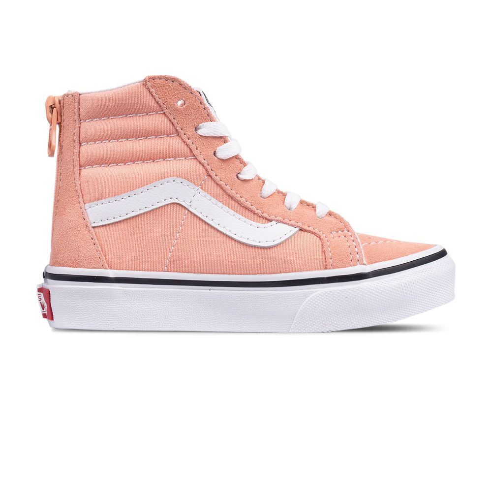 Tênis Vans Sk8Hi Zip Salmon/True White Loja Balishoes Bali Shoes