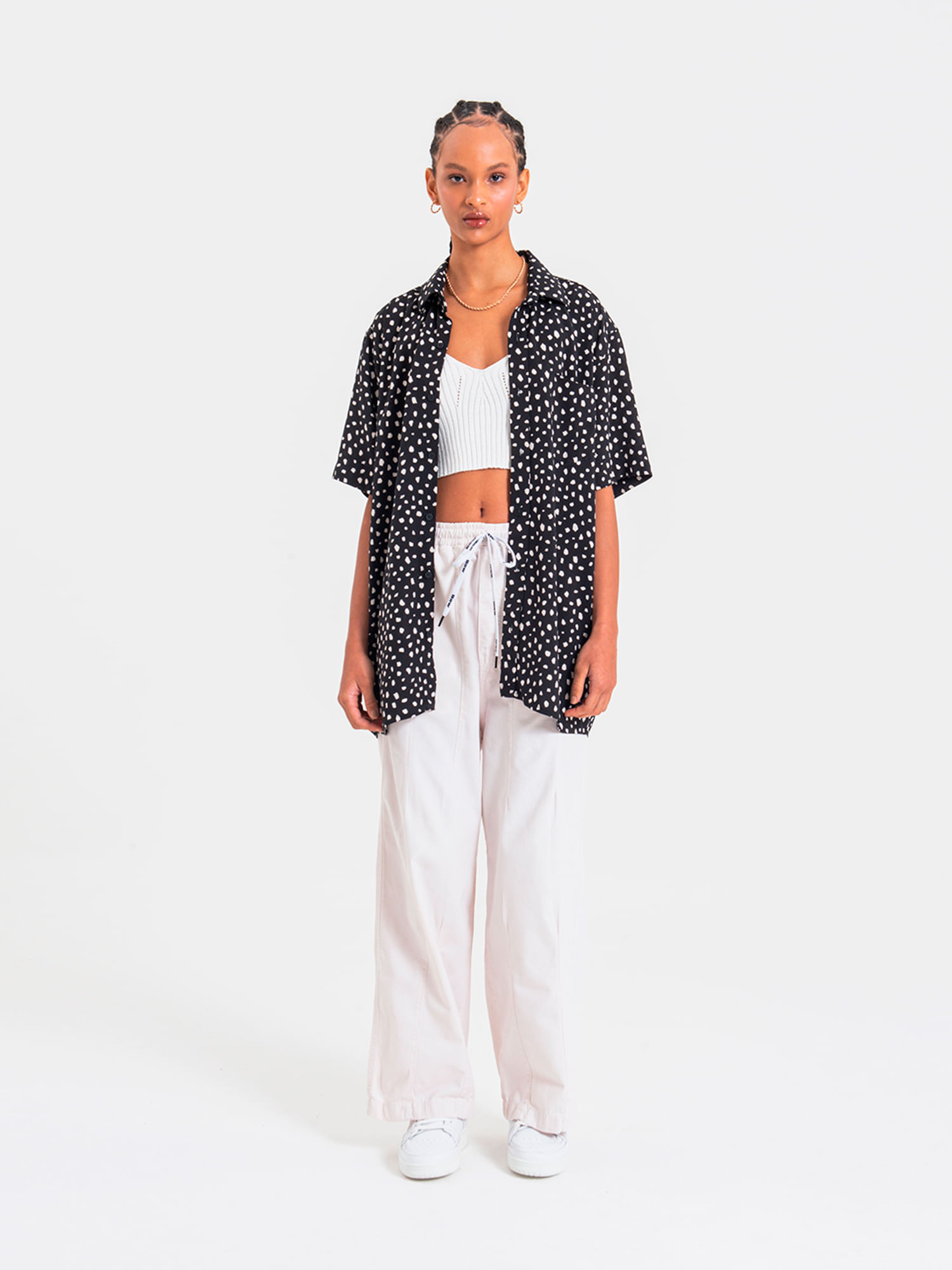 Camisa Baw Clothing Polka Dot Streetwear em Curitiba é aqui Baw Bali Shoes