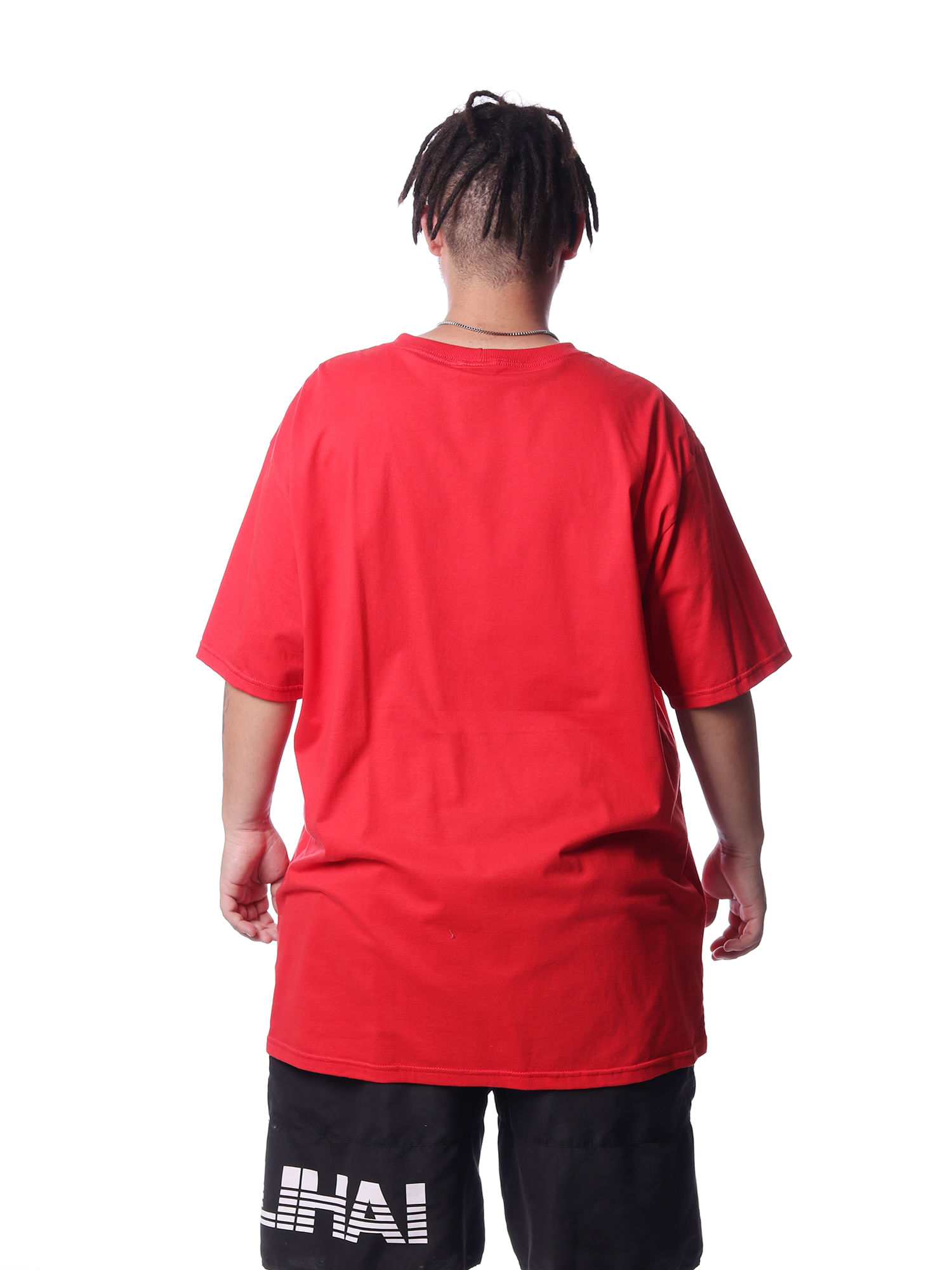 Camiseta-plus-size-bali-hai-just-b-Vermelho