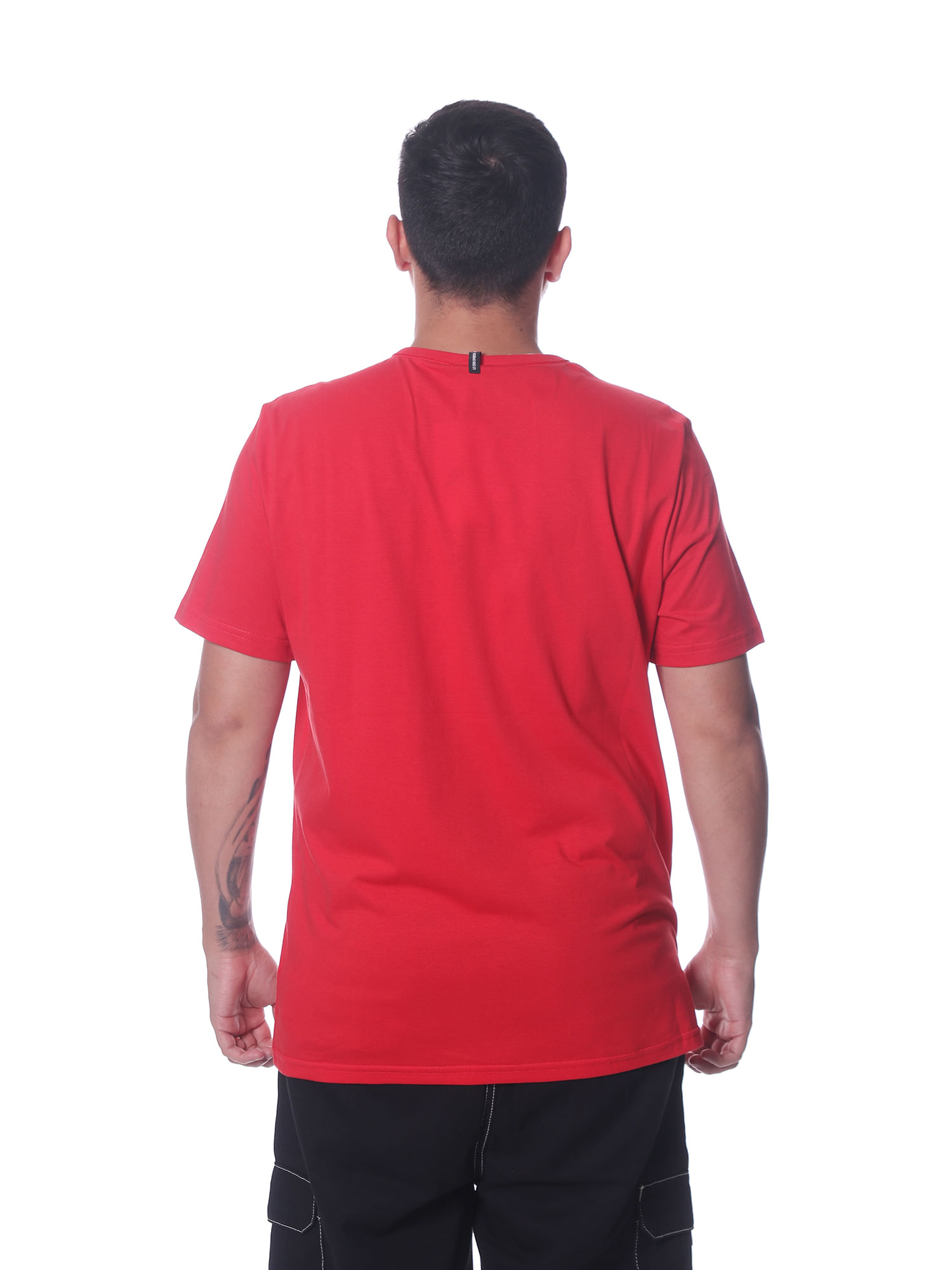 Camiseta-le-coq-sportif-Vermelho