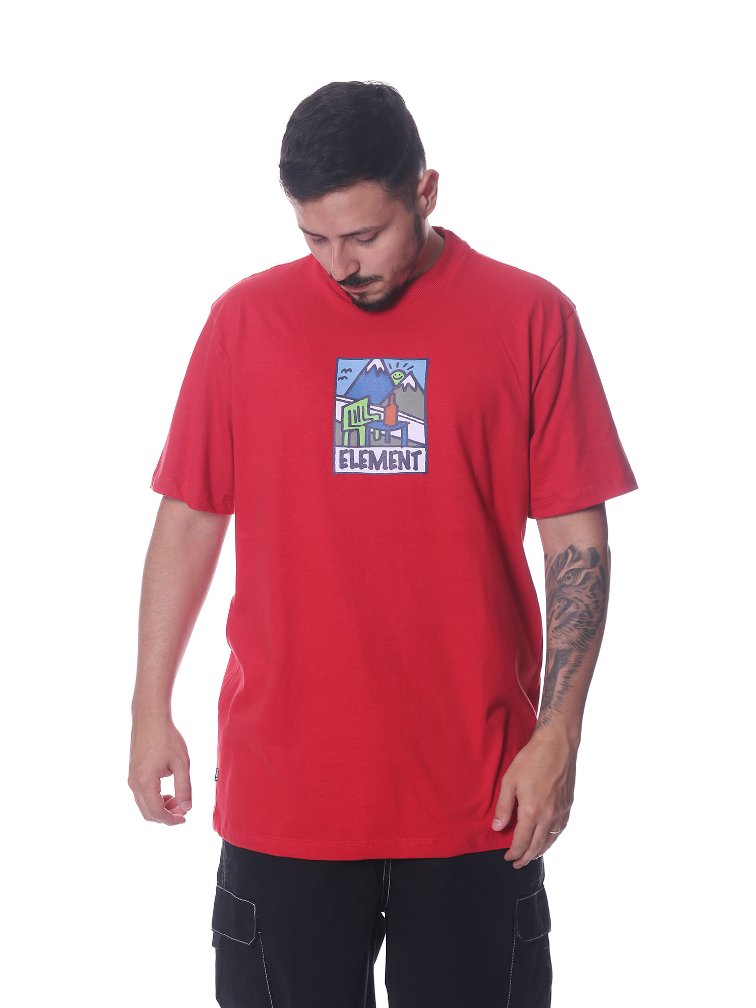 Camiseta-element-trekka-Vermelho