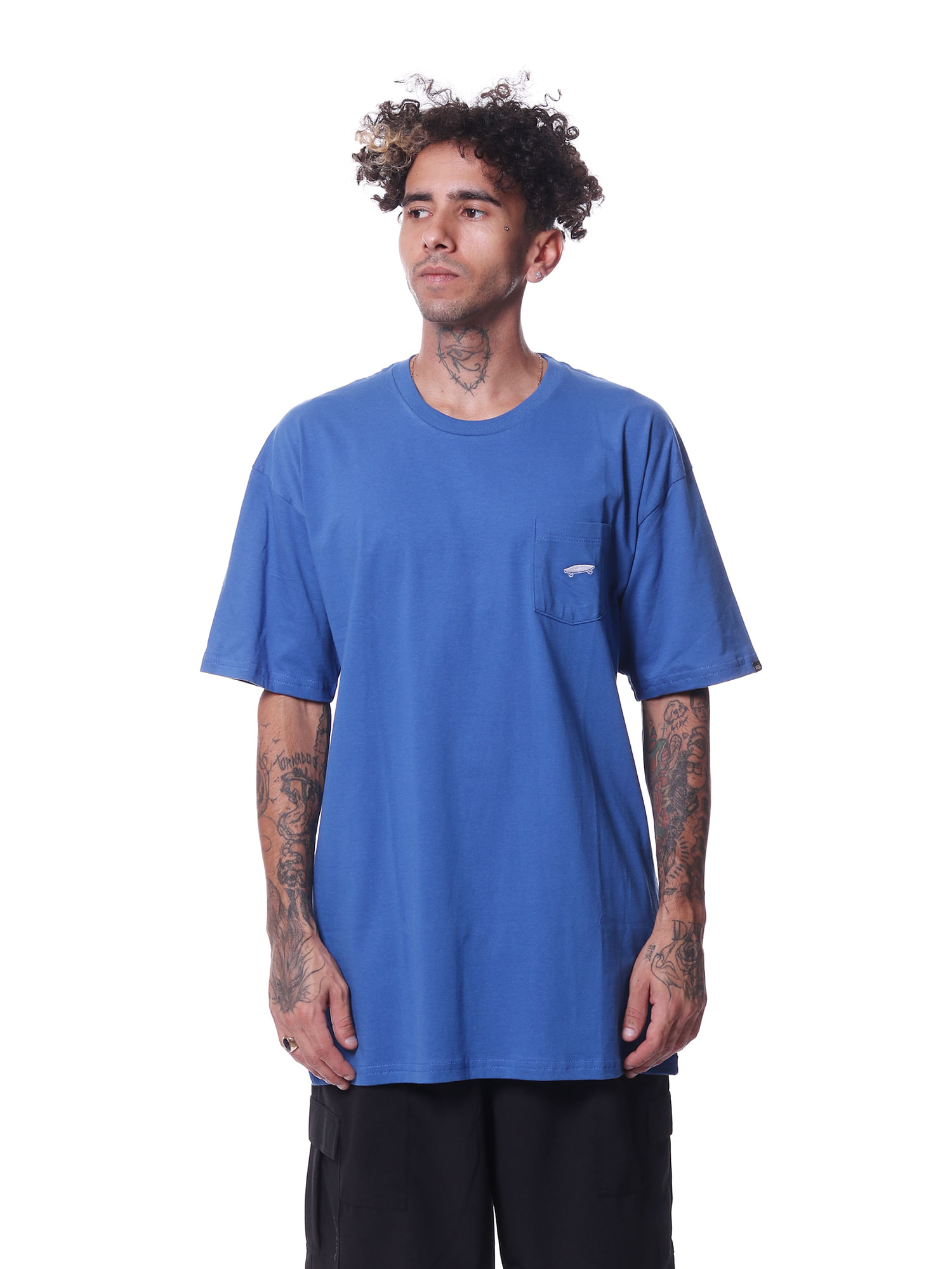 Camiseta-vans-everyday-pocket-Azul