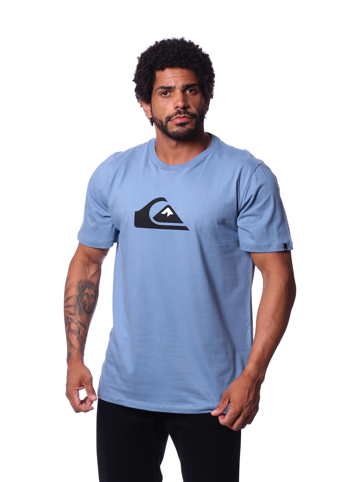 Camiseta-quiksilver-comp-logo-colors-Azul