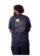 Camiseta-bali-hai-plus-size-paisagem-Azul-marinho