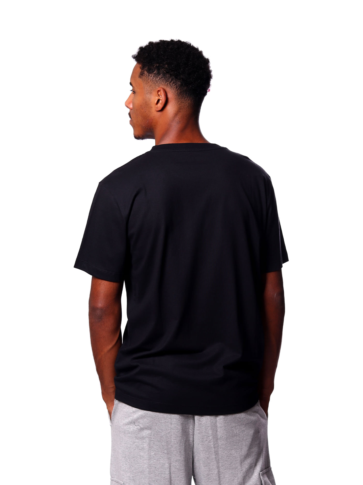 Camiseta-new-era-nba-basic-logo-brooklyn-nets-Preto
