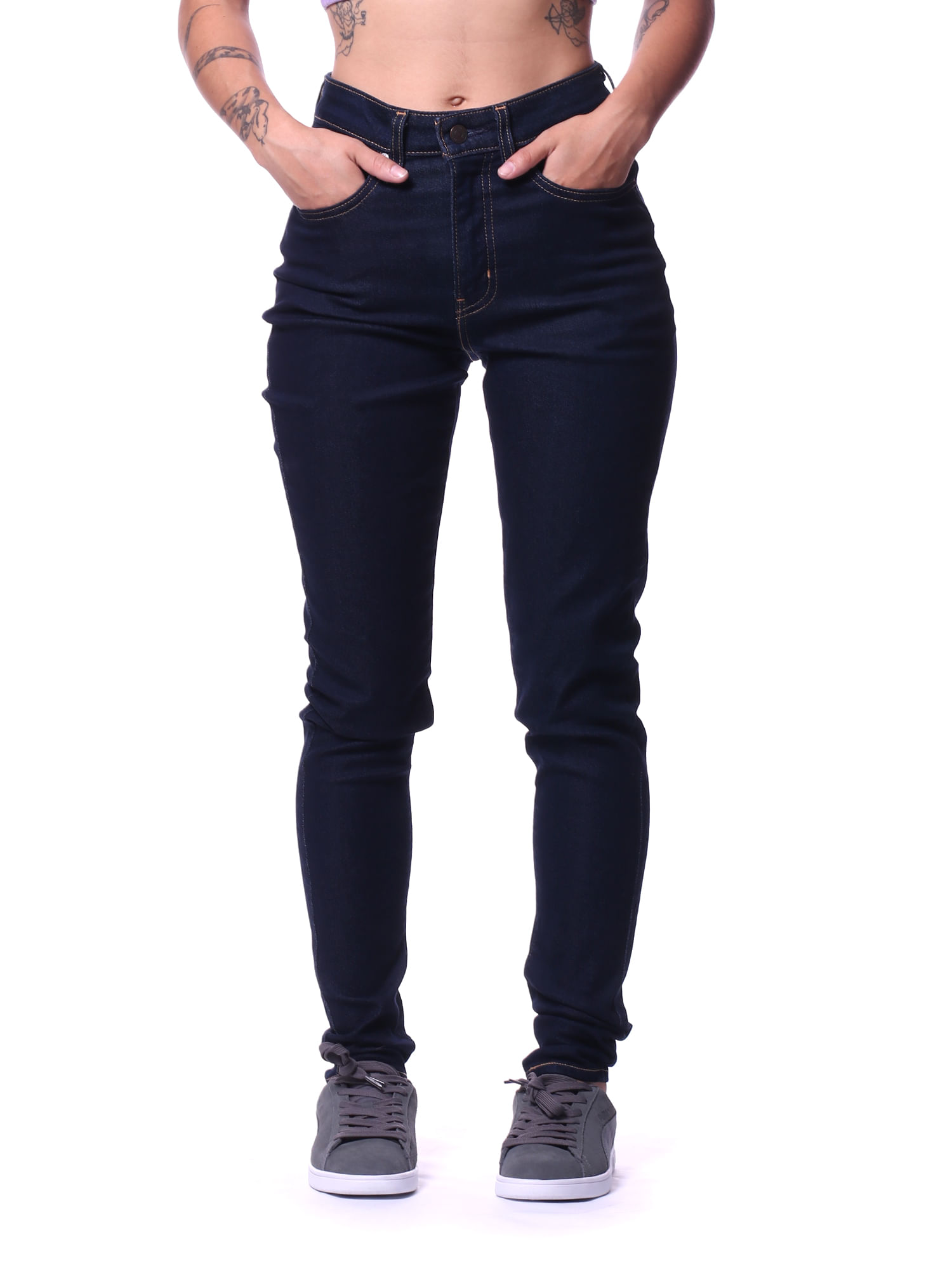 Calca-jeans-levi-s-721-high-rise-skinny-Jeans-escuro