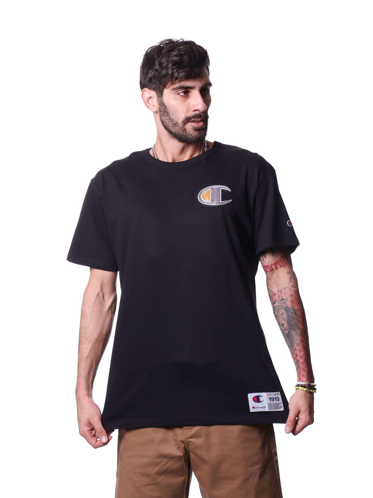 Camiseta-champion-clog-trend-Preto