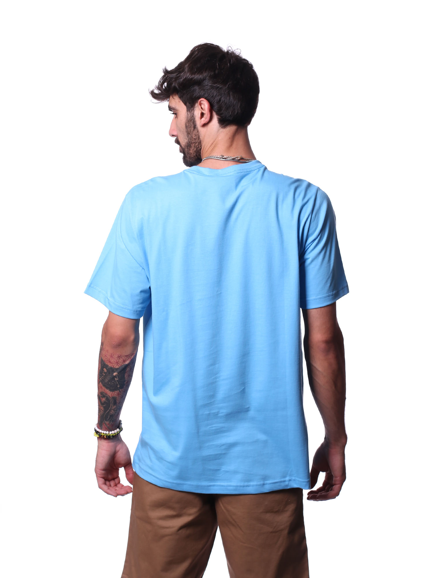 Camiseta-adidas-adicolor-trefoil-Azul
