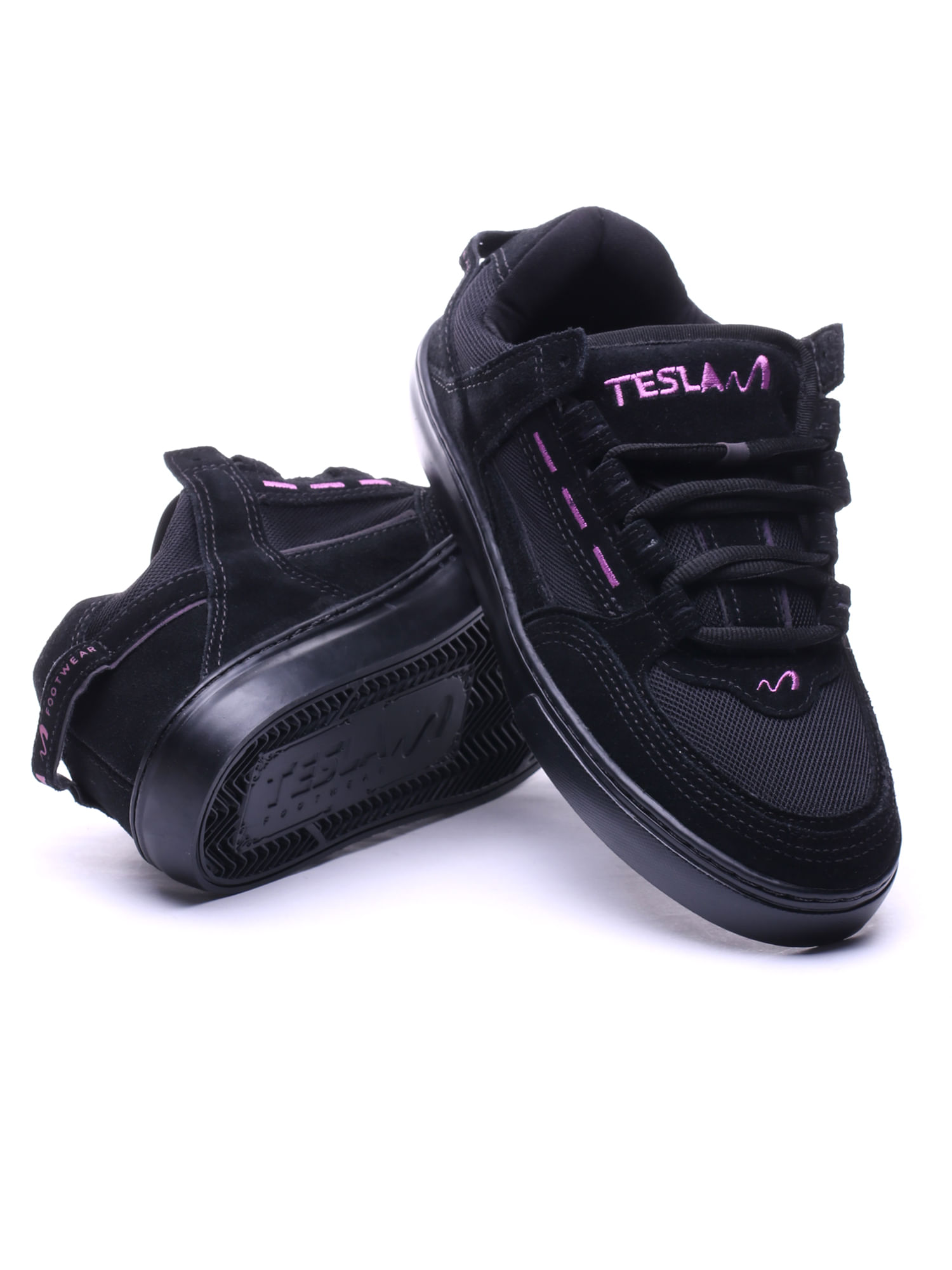 Tenis-tesla-coil-black-purple-Preto